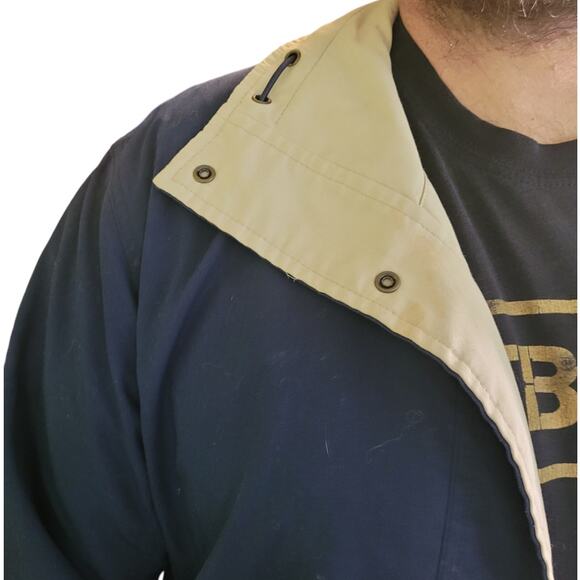 Vintage 80s IZ Sport Lightweight Jacket Men's Medium Blokecore Retro Minimalist - Picture 4 of 10